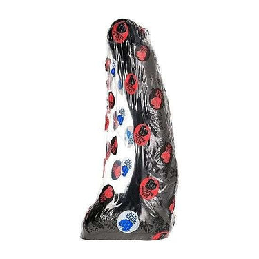 Dildo All Black Morbido e Flessibile con Testicoli - Realistico e Sicuro